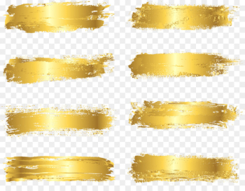 Ink brush - Vector painted gold foil Ink brush - Vector painted gold foil