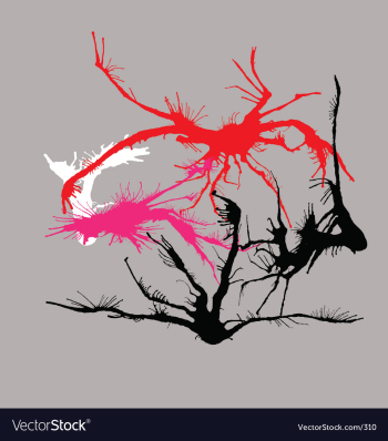 Ink monsters vector image