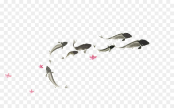 Ink wash painting - Ink fish Ink wash painting - Ink fish