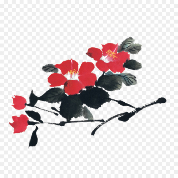 Ink wash painting Television Goods Image - Ink wash painting Television Goods Image -