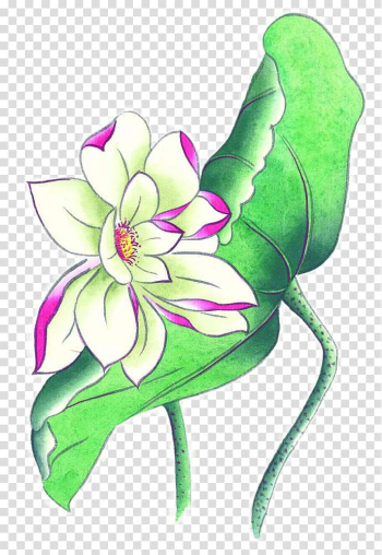 Ink wash painting Watercolor painting, Hand-painted lotus transparent background PNG clipart