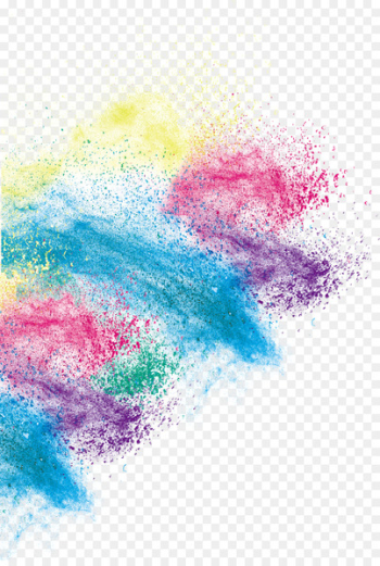 Inkjet printing - Creative color art dust effect Inkjet printing - Creative color art dust effect