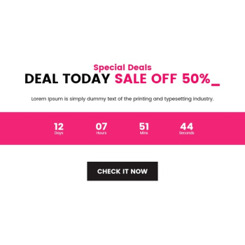 Instagram banner ad - Special deals 29