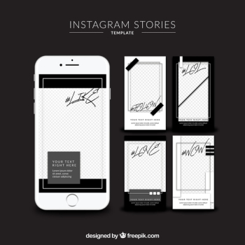 Instagram stories template Instagram stories template