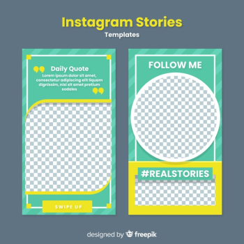 Instagram stories template