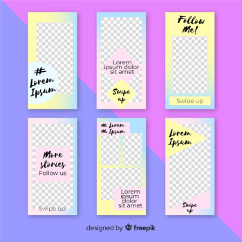 Instagram stories template Instagram stories template