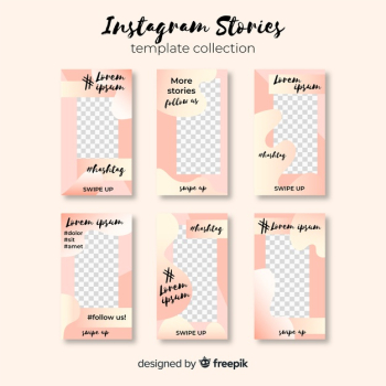 Instagram stories template Instagram stories template