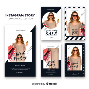 Instagram stories template