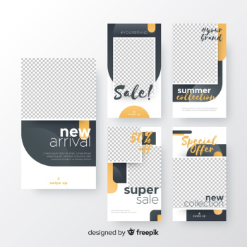 Instagram stories template