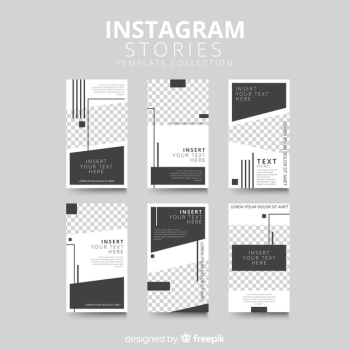 Instagram stories template