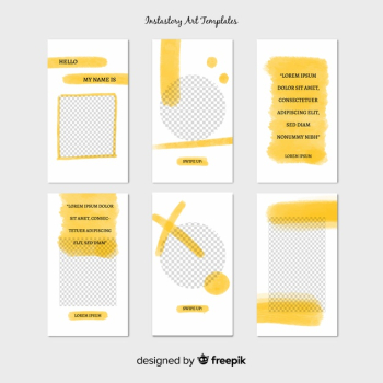 Instagram stories template
