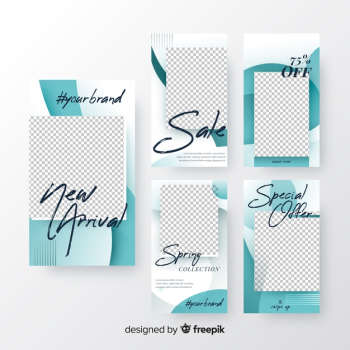 Instagram stories template