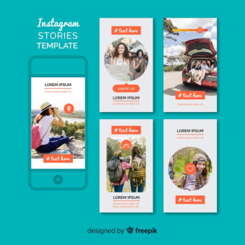 Instagram stories template Instagram stories template