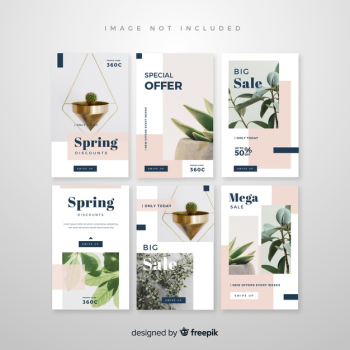 Instagram stories template