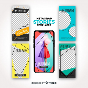 Instagram stories template set Instagram stories template set