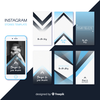 Instagram stories template set Instagram stories template set