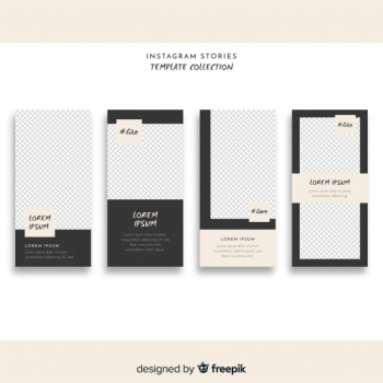 Instagram stories template set Instagram stories template set