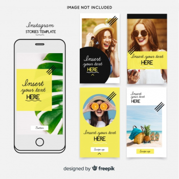 Instagram stories template set Instagram stories template set