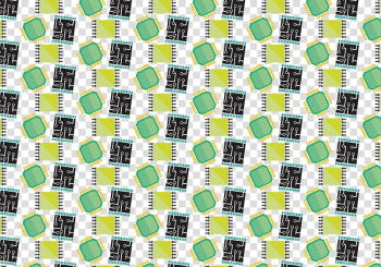 Integrated circuit Euclidean , creative color chip modeling seamless textures transparent background PNG clipart