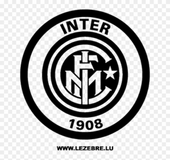 Inter Milan Logo Soccer Coloring Pages - Inter Milan Logo Black And White