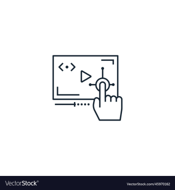 interactive video creative icon from augmented interactive video creative icon from augmented