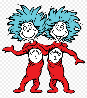 Interested In Joining The Ls Musical This Year Want - Dr Seuss Thing 1 And Thing 2