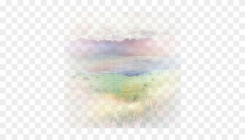 Interesting Soave Background Transparent Clouds Grass - Painting