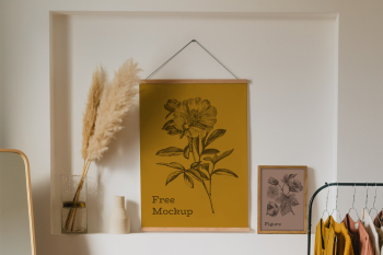 Interior Frame Mockup free mockup figure Interior Frame Mockup free mockup figure