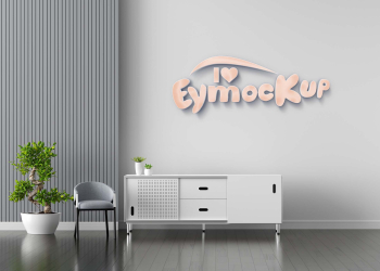 Interior Logo Mockup | eyMockup