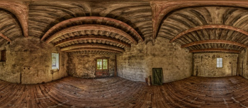 Interior View of Wooden House Interior View of Wooden House