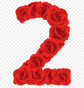 Interlacing - Red Roses Number Two PNG Clipart Image 