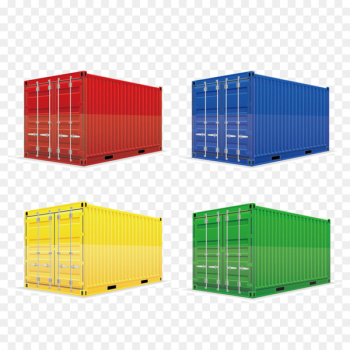 Intermodal container Shipping container Cargo Freight transport - Vector container 