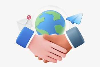 International business partnership, 3D graphic | Free Photo - rawpixel International business partnership, 3D graphic | Free Photo - rawpixel