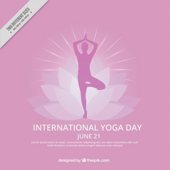 International yoga day background International yoga day background