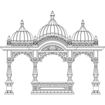 Intricate Decorative Pavilion Architecture Design