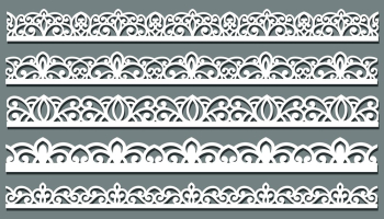 Intricate White Lace Borders Intricate White Lace Borders