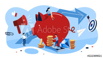 Investment concept illustration Investment concept illustration
