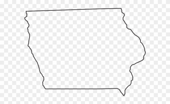 Iowa Outline Clip Art - Iowa State Outline Vector