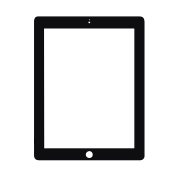 IPad 2 frame Mat Portrait, IPad Outline transparent background PNG clipart