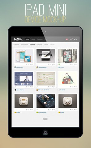 iPad Mini Mock-up Template