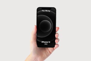 iPhone 12 Pro in Hand Free Mockup iPhone 12 Pro in Hand Free Mockup