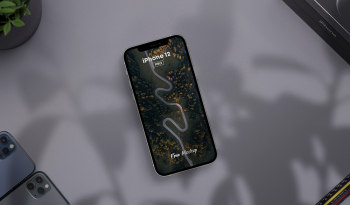 iPhone 12 PRO Scene Free Mockup iPhone 12 PRO Scene Free Mockup