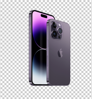 iphone 14 pro violet png