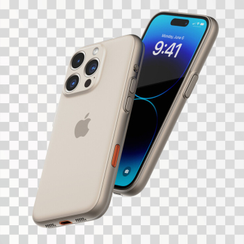 iPhone 15 concept by Jonas Daehnert, PNG transparent