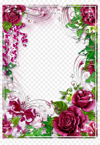 Iphone Clipart Frame - Flower Frame Pic Hd