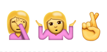 iPhone Emoji Facepalm Shrug - Emoji iPhone Emoji Facepalm Shrug - Emoji