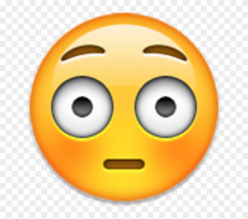 Iphone Emoji Sticker Smiley Emotion - Big Eyes Emoji Png