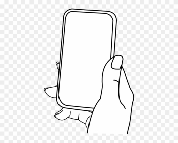 Iphone Texting Clipart Image &amp;, Pictures - Cartoon Hand Holding Iphone