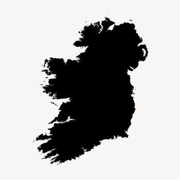 Ireland map silhouette collage element, | Free PSD - rawpixel Ireland map silhouette collage element, | Free PSD - rawpixel