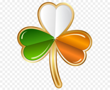 Ireland Shamrock Saint Patrick's Day Irish people Clip art - St Patricks Day Irish Shamrock Transparent PNG Clip Art Image 